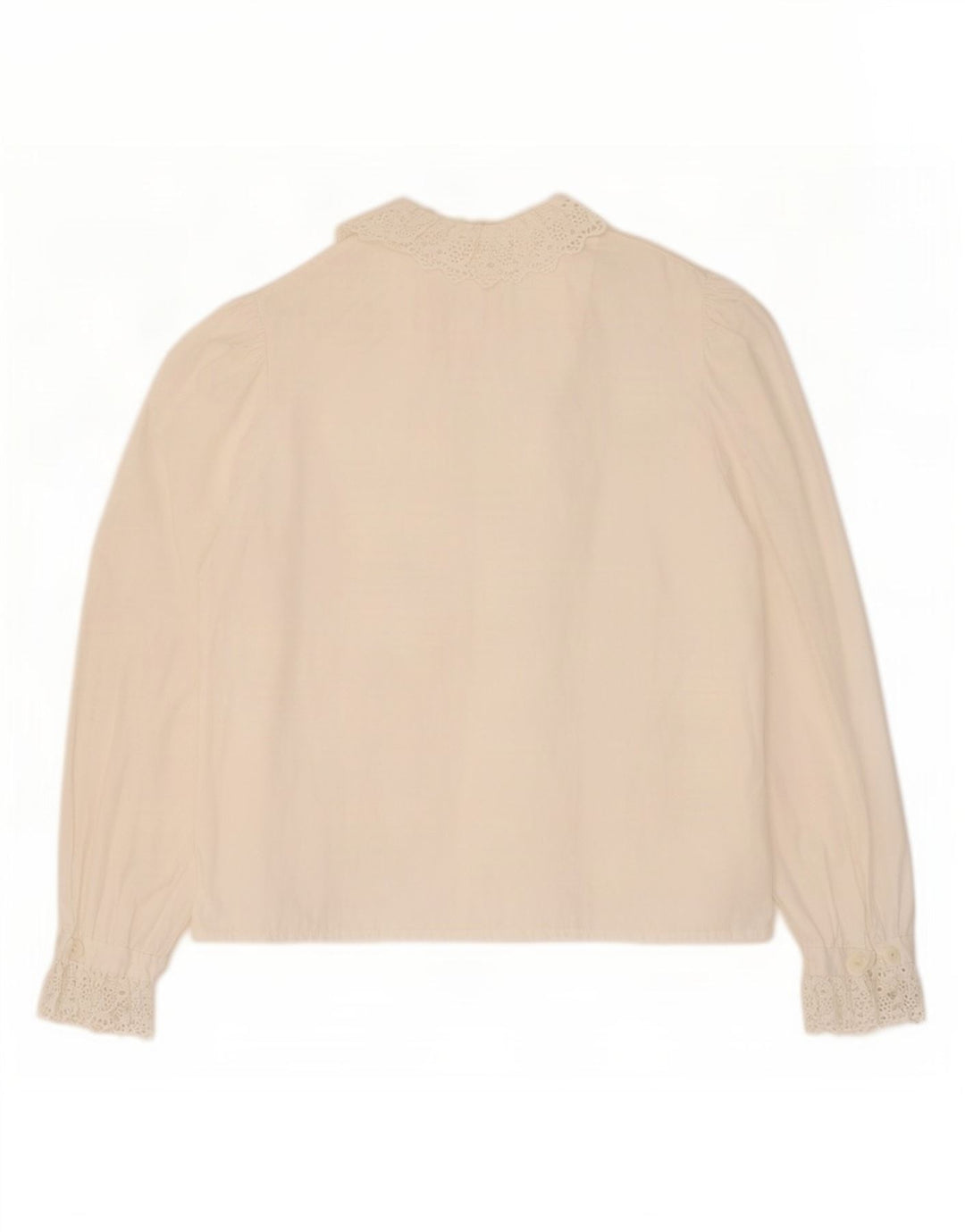 Tostmann Dame Flæse Front Shirt Bluse EU 44 XL Hvid Bomuld