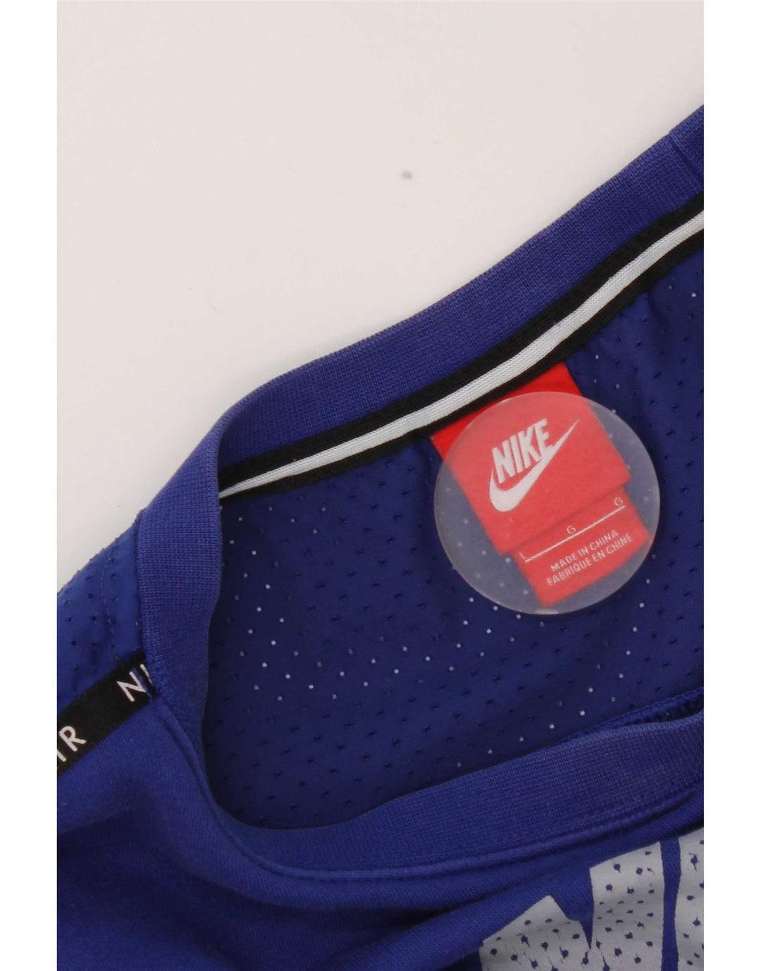 Nike grafisk sweatshirt til mænd, stor blå farveblok