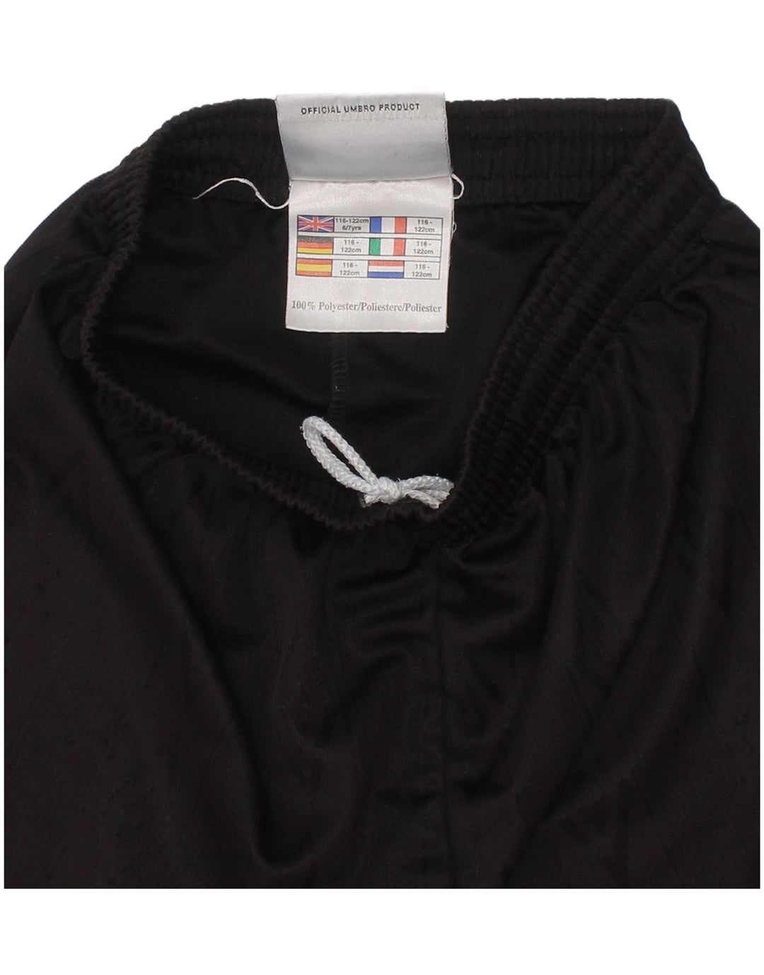 UMBRO Sportshorts til drenge 6-7 år Sort polyester