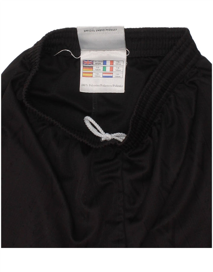 UMBRO Sportshorts til drenge 6-7 år Sort polyester