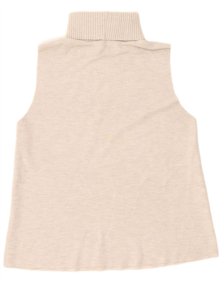 Zara Dame Vest Top UK 14 Large Off White