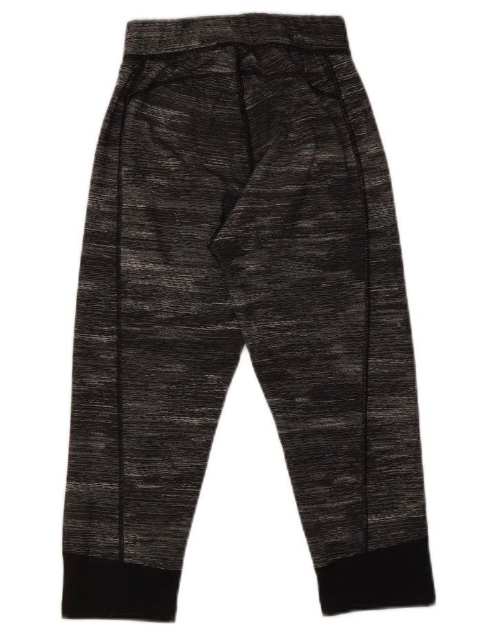ADIDAS Dame Capri Leggings UK 8 Small Grey Colourblock