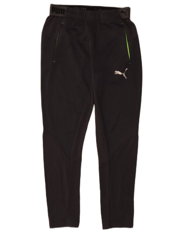 Puma Boys Graphic Tracksuit Bukser 13-14 år Sort Colourblock