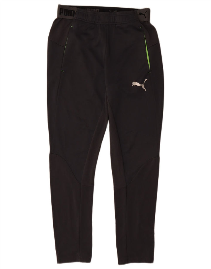 Puma Boys Graphic Tracksuit Bukser 13-14 år Sort Colourblock