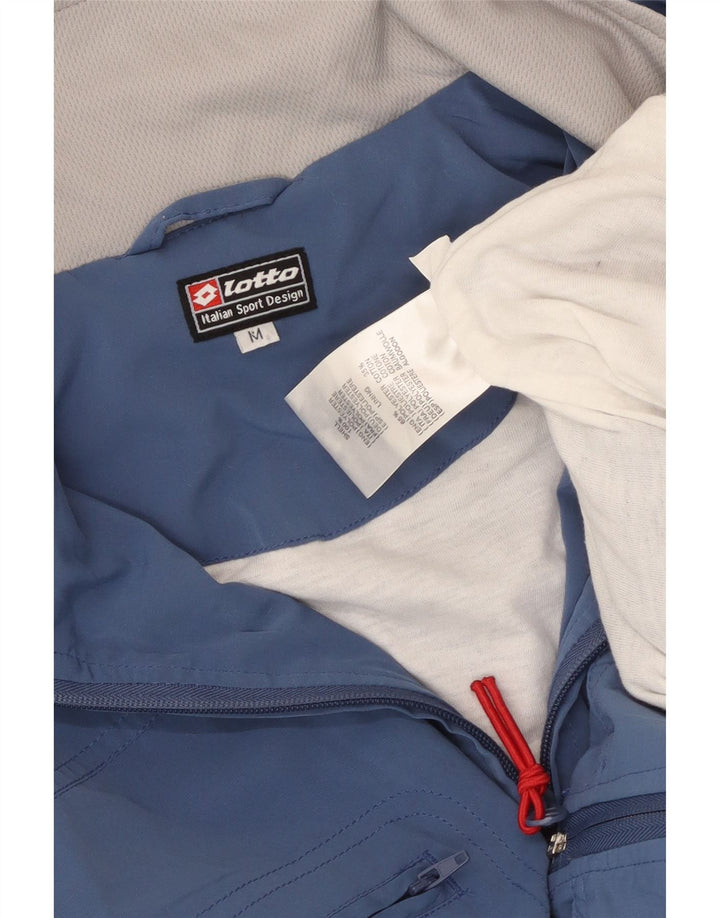 Lotto Træningsdragt til mænd Topjakke Medium Blue Colourblock Polyester