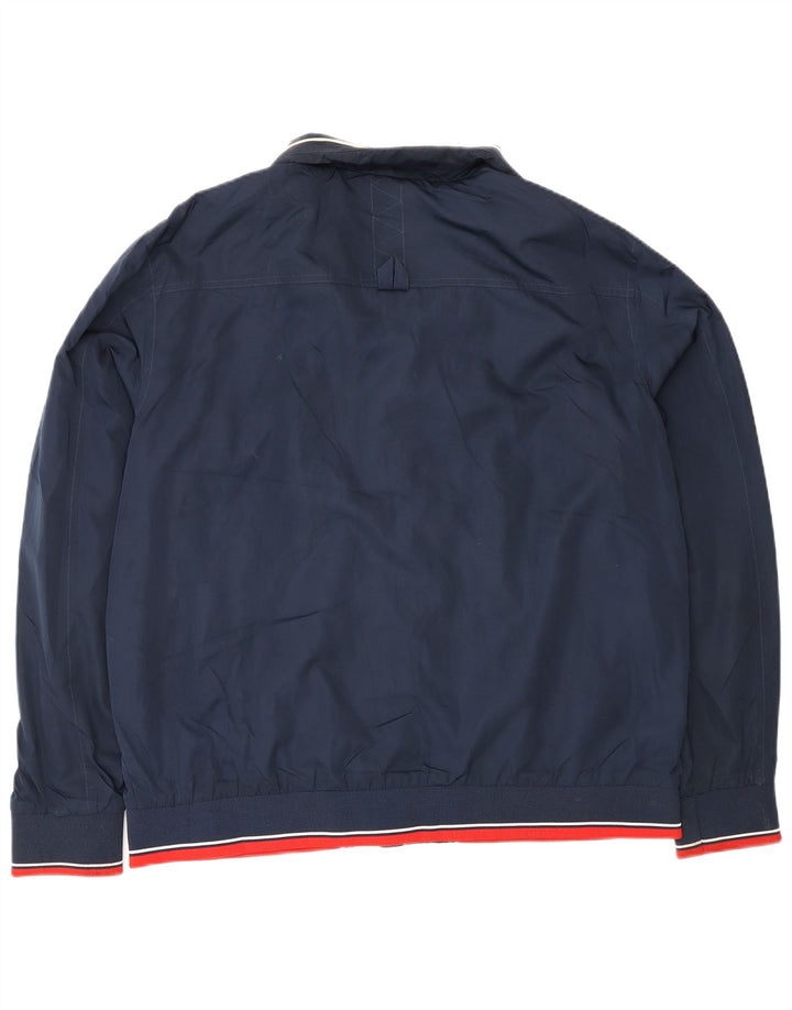 Marks & Spencer Herre Blue Harbor Bomber Jacket UK 42 XL Navy Polyester