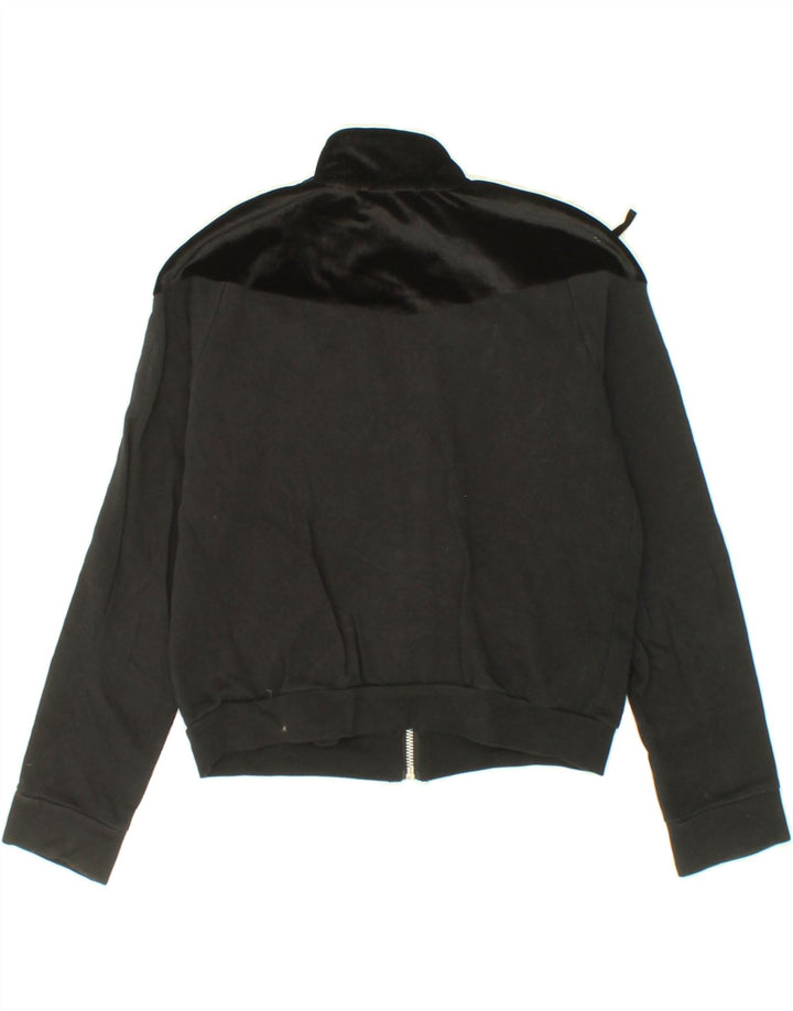 PINKO Girls Tracksuit Top Jacket 8-9 Years Small Black Polyester Vintage Pinko and Second-Hand Pinko from Messina Hembry 