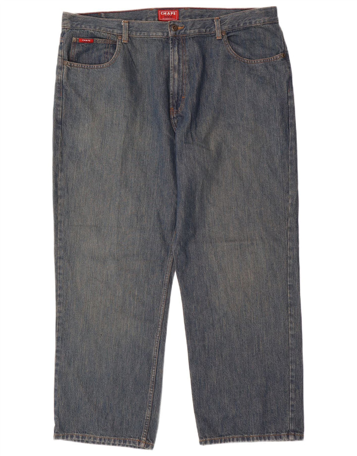 CHAPS Straight Jeans til mænd W42 L30 Blå Bomuld