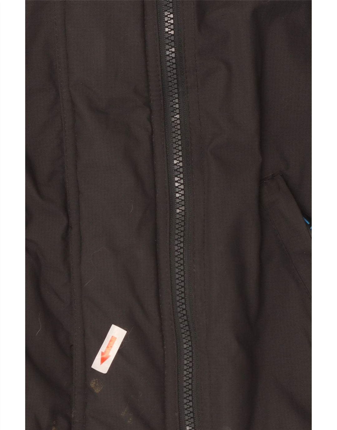Superdry Womens The Windcheater Grafisk regnjakke UK 10 Lille grå nylon
