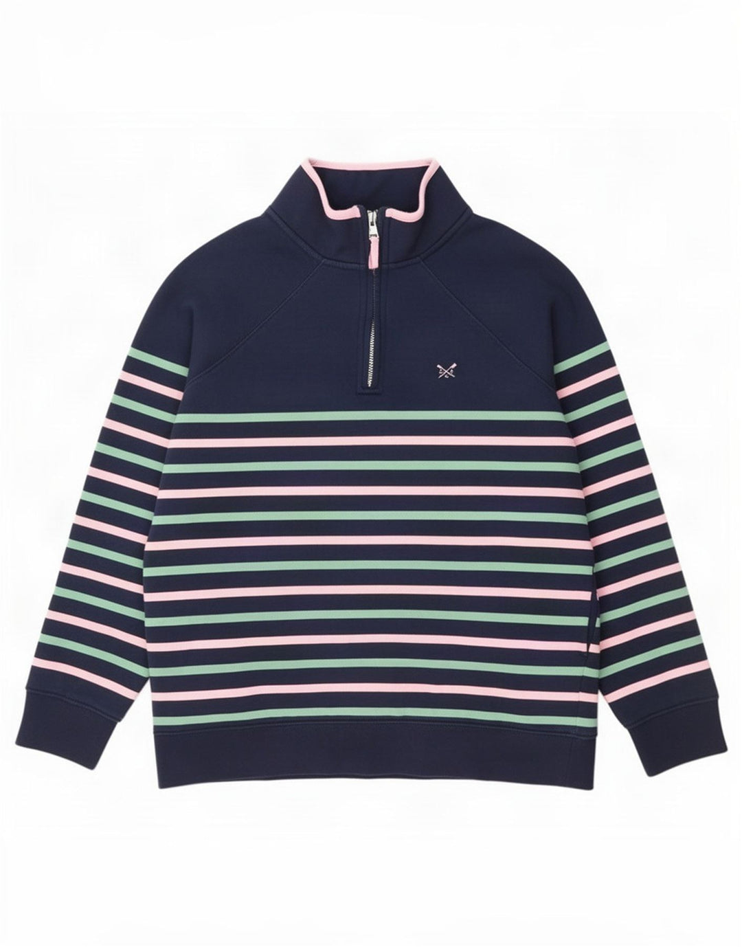 Crew Clothing Dame Oversized Sweatshirt Jumper UK 8 Small Navy Blue