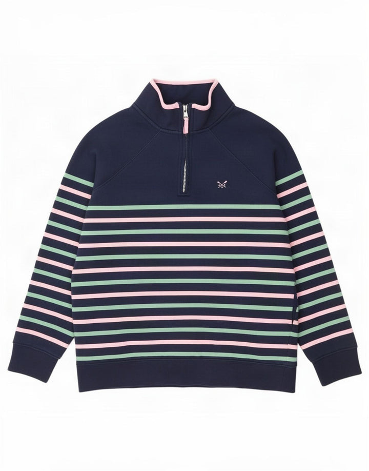 Crew Clothing Dame Oversized Sweatshirt Jumper UK 8 Small Navy Blue
