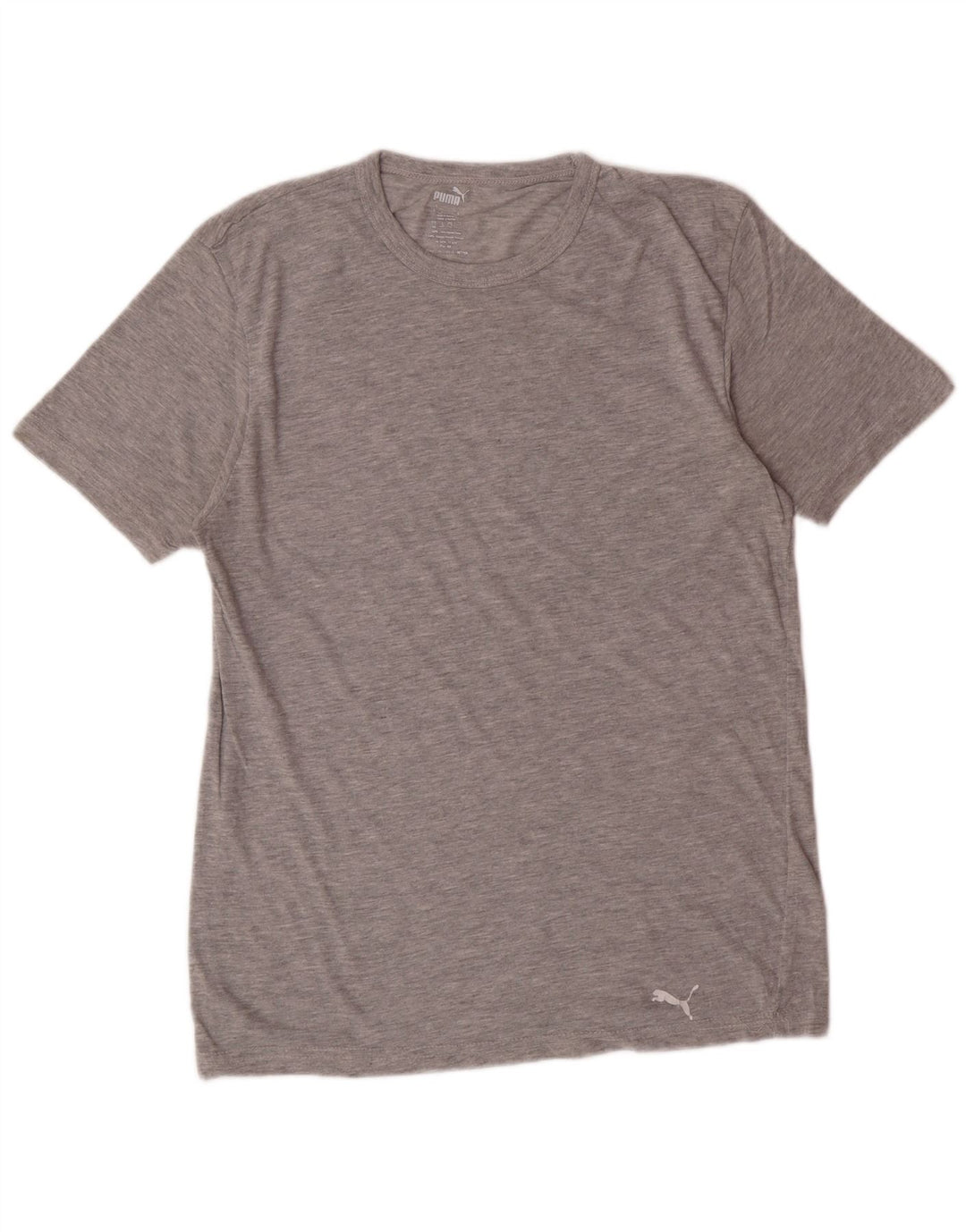 PUMA T-shirt top til kvinder DK 14 Stor grå bomuld