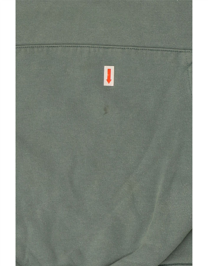 DIESEL Grafisk hættetrøje til mænd 2XL Grøn bomuld