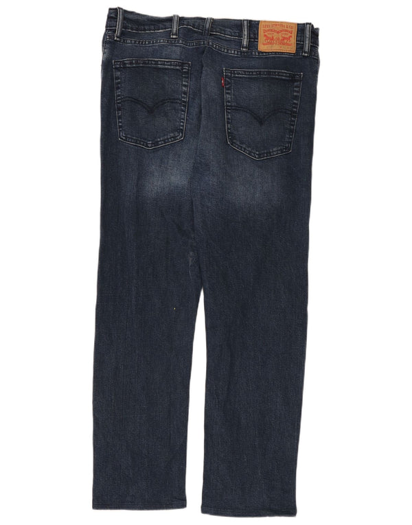 Levi's Herre 513 Slim Straight Jeans W40 L28 Blå Bomuld