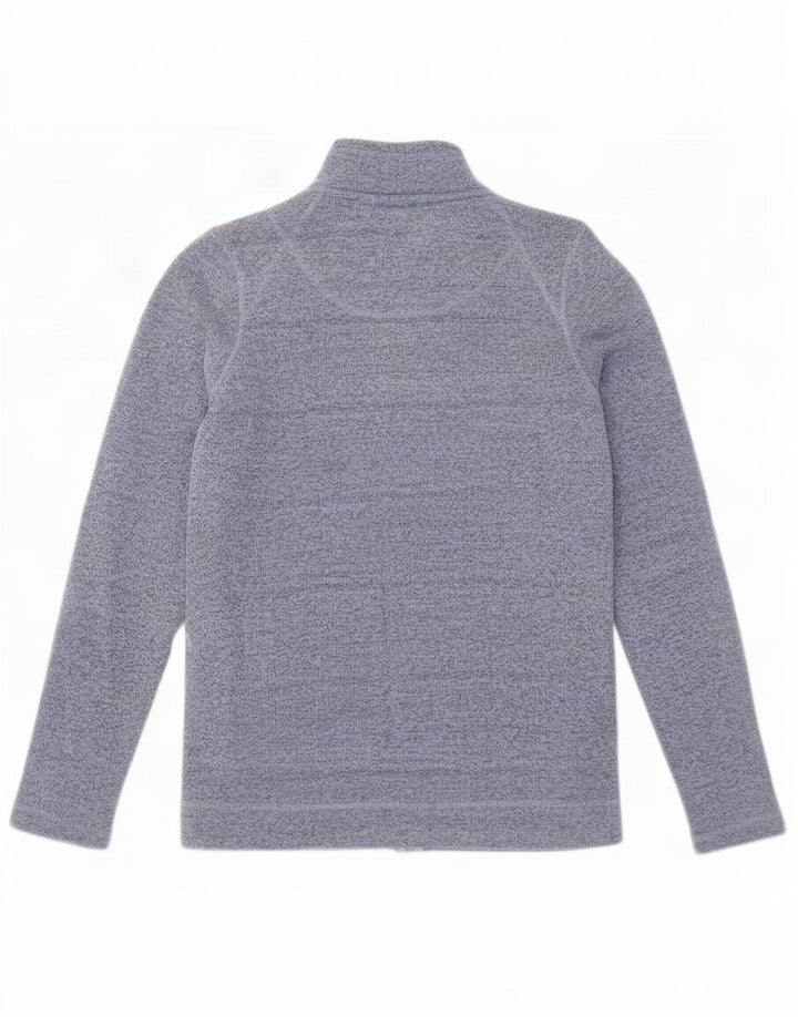 Weird Fish Dame træningsdragt Topjakke UK 12 Medium Blue Flecked Polyester