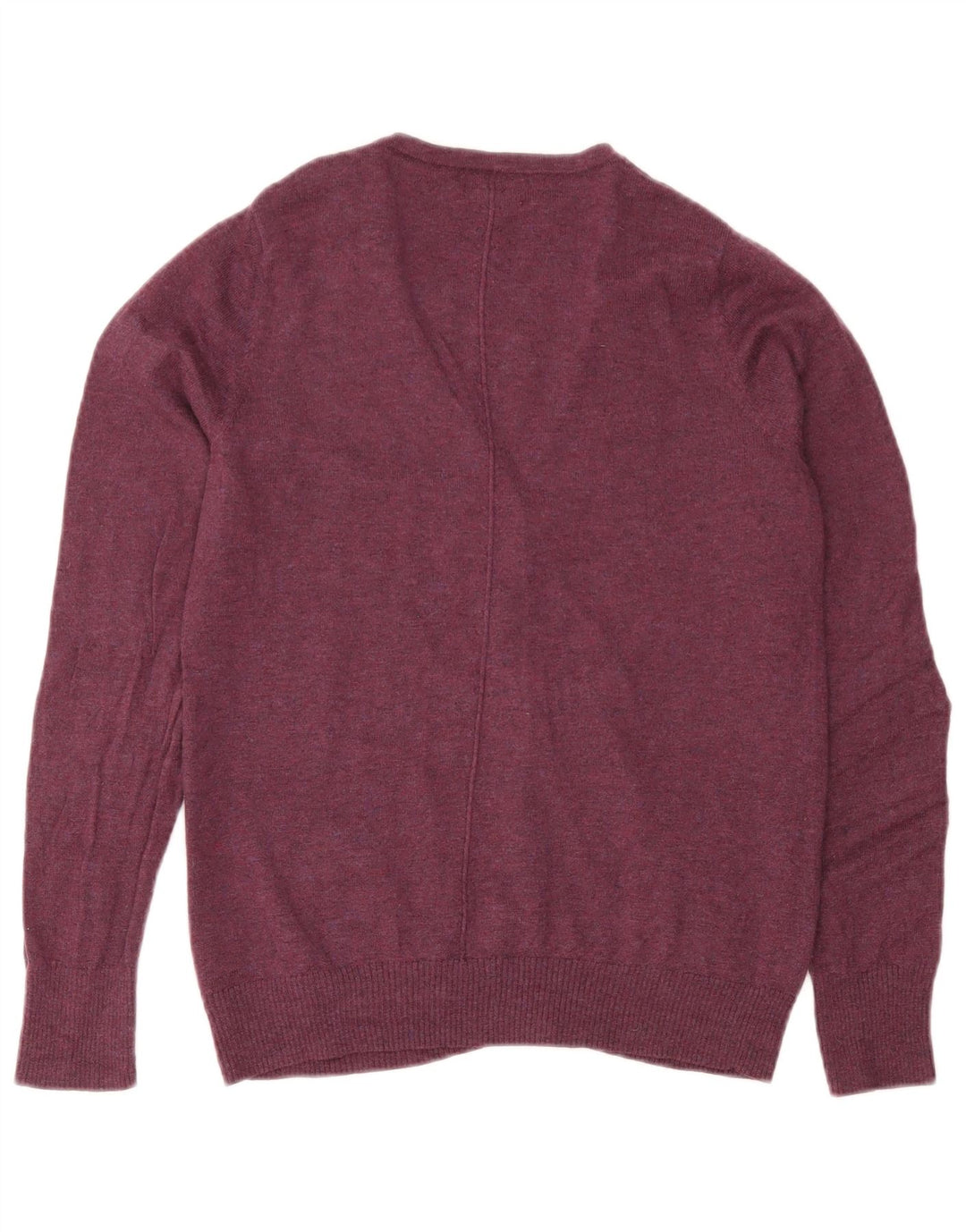 Fat Face Dame Cardigan Sweater UK 12 Medium Burgundy Wool