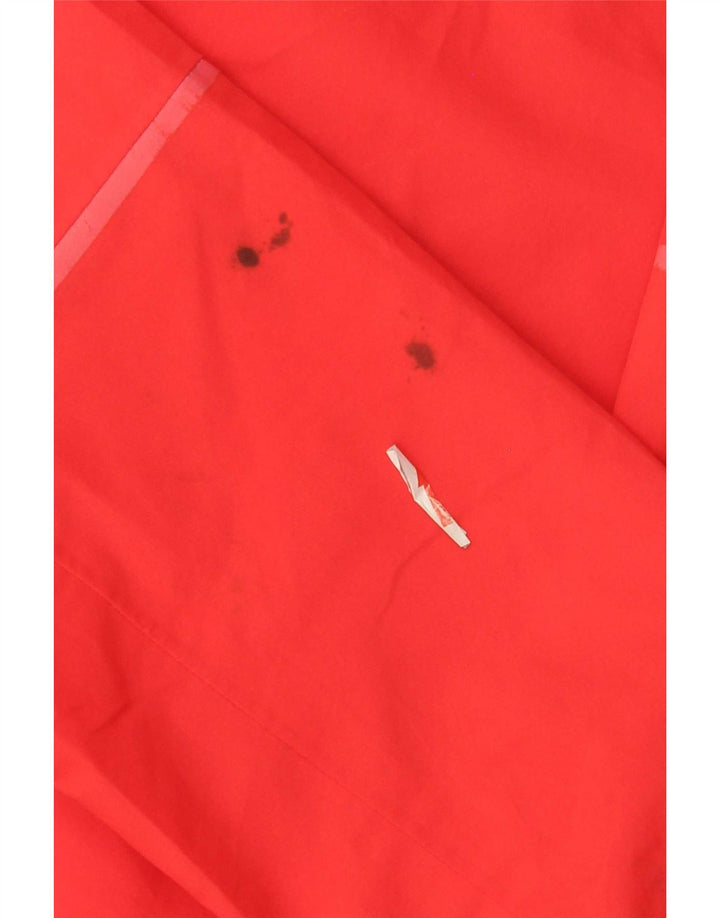 Jack Wolfskin Dame Regnjakke med hætte UK 14/16 Stor rød polyester