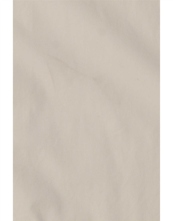 Zara Herre Slim Fit Skjorte Stor Hvid Lyocell