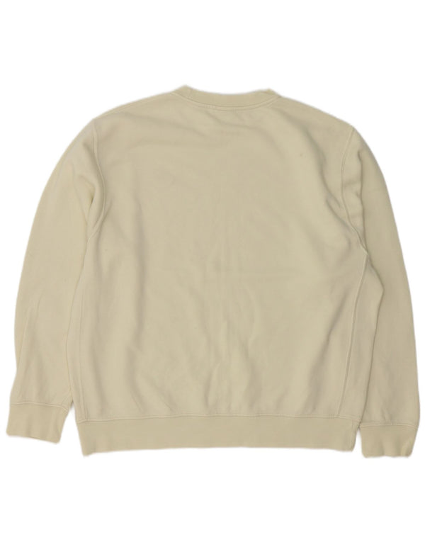 Nike Sweatshirt Jumper til mænd Large Off White Bomuld