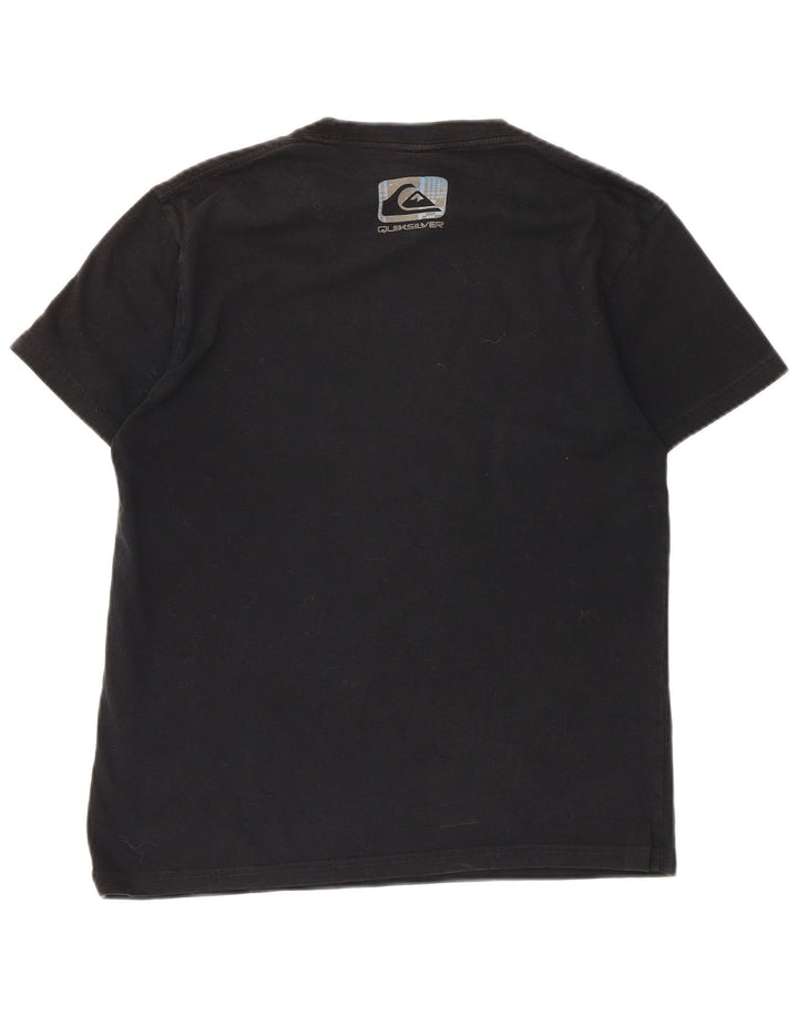 Quiksilver Herre grafisk T-shirt Top Lille Sort