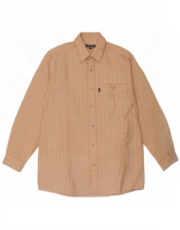 Champion herreskjorte medium beige ternet polyester