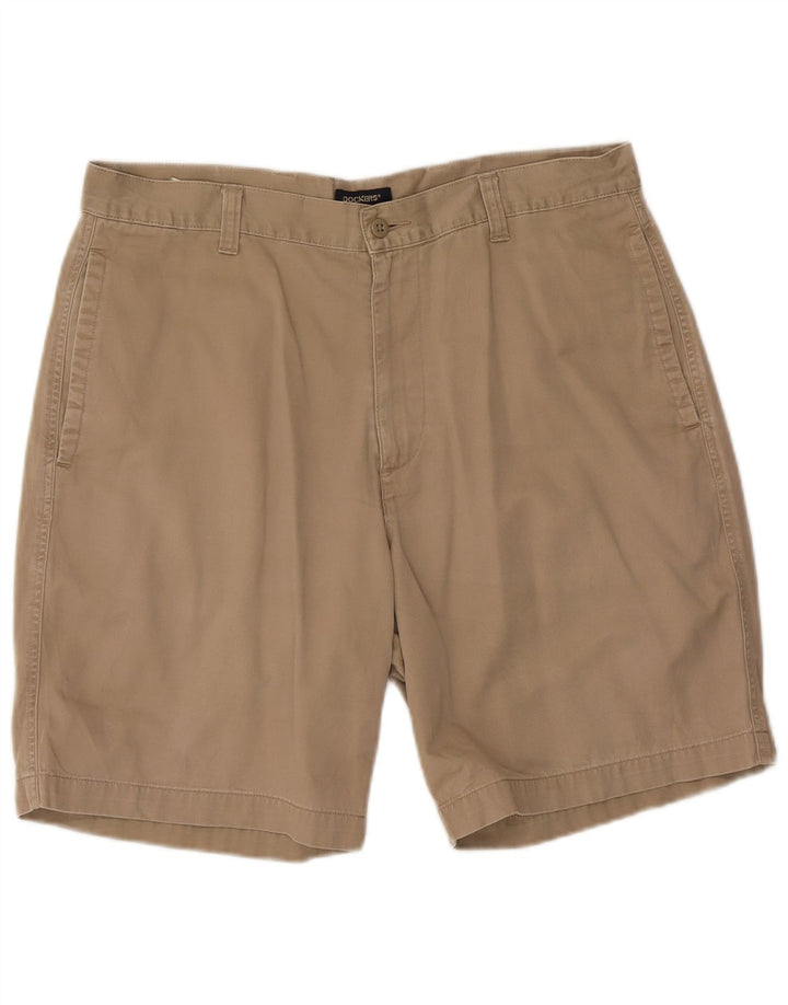Dockers Herre Khakis Chino Shorts W36 Large Beige Bomuld