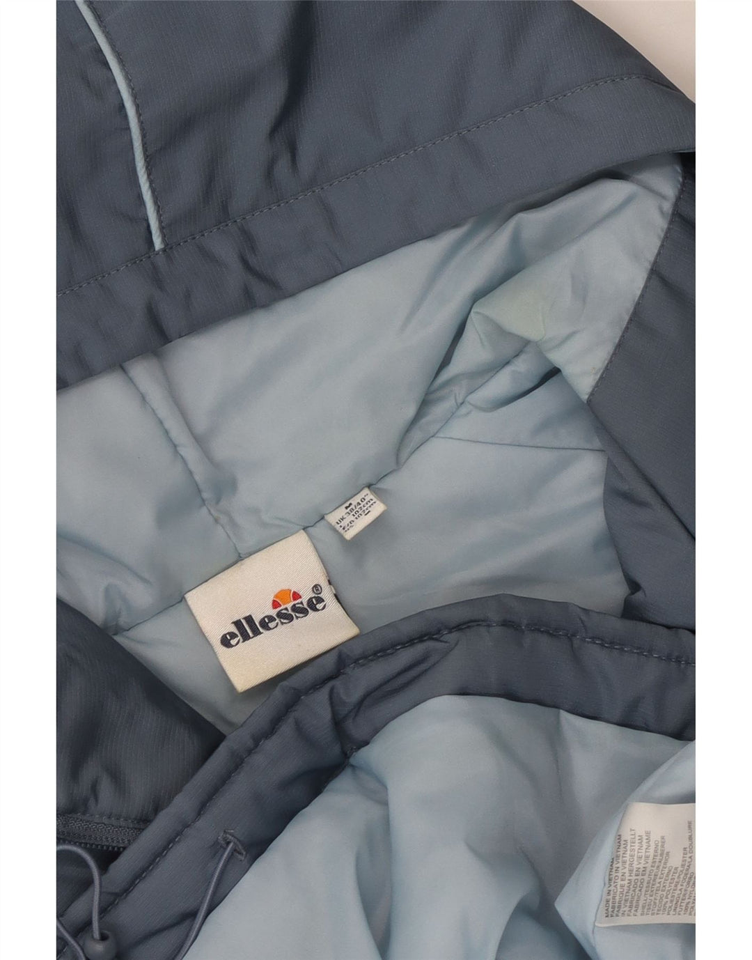 Ellesse Herre Hættejakke Anorak UK 38 Medium Grey Colourblock Polyester