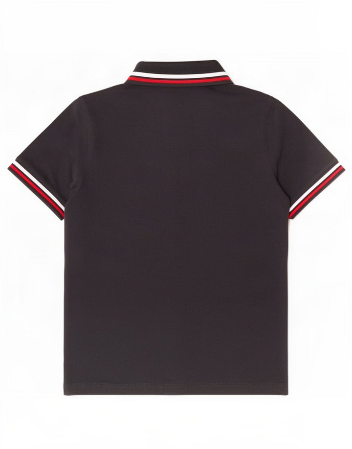 Kappa herre polo shirt lille grå stribet bomuld