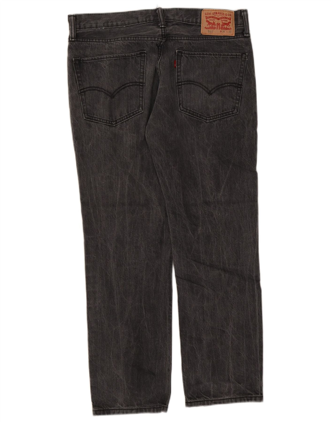 Levi's Herre 511 Slim Jeans W36 L28 Grå Bomuld