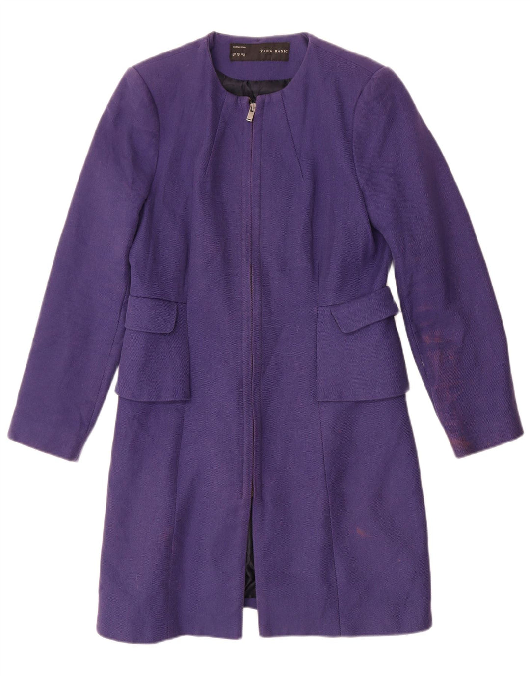 Zara Dame Overfrakke UK 18 XL Lilla