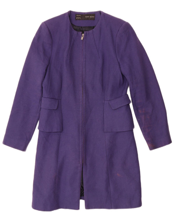 Zara Dame Overfrakke UK 18 XL Lilla