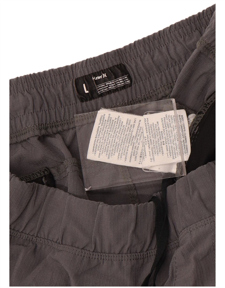 HURLEY Sportsshorts til mænd, store grå polyester