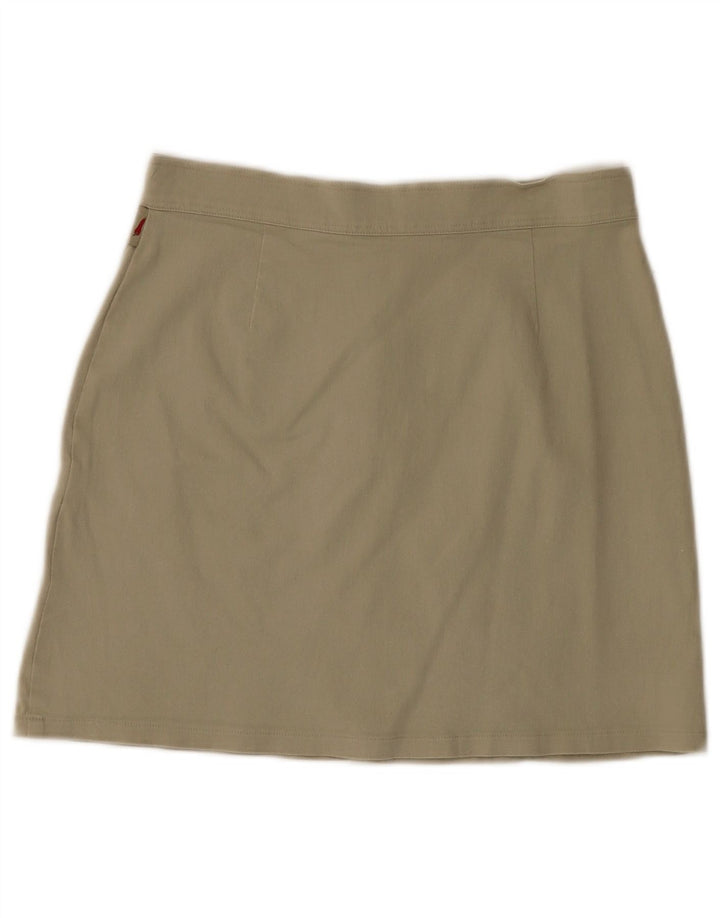 NAF NAF Dame Mini-nederdel EU 40 Medium W28 Khaki Bomuld