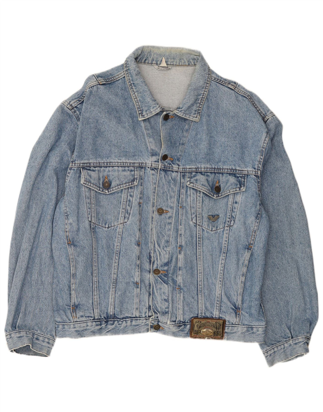 Wampum Herre denimjakke UK 42 XL Blå