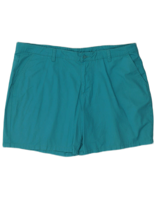 Mountain Warehouse Womens Regular Chino Shorts UK 18 XL W38 Blue Cotton