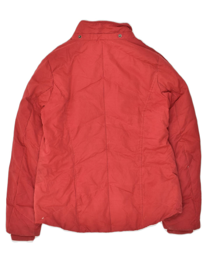 FAT FACE Womens Padded Jacket UK 14 Large  Red Polyester | Vintage Fat Face | Thrift | Second-Hand Fat Face | Used Clothing | Messina Hembry 