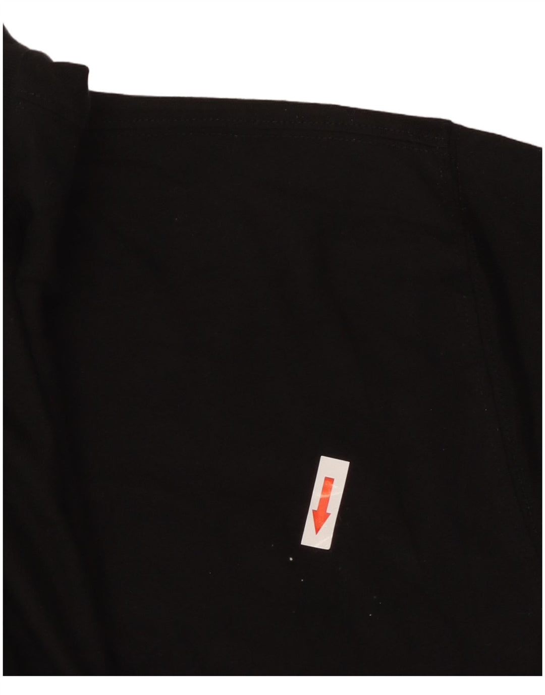 H&M Womens Crop T-Shirt Top UK 14 Medium Sort Bomuld