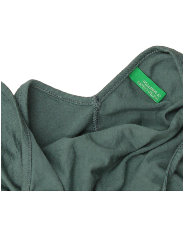 BENETTON Dame Halter Top UK 8 Lille Grøn