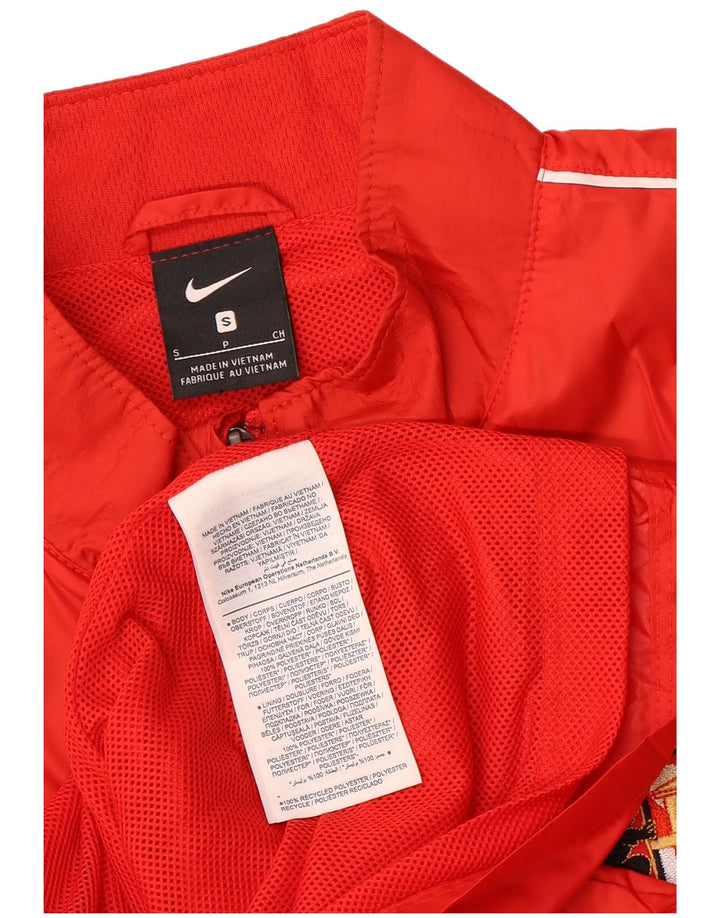 Nike Herre Sunderland A.F.C. Grafisk regnjakke UK 36 Lille rød polyester