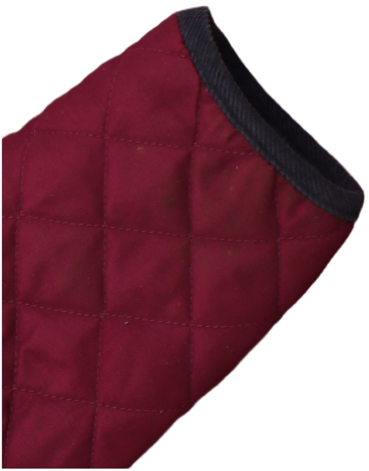 CREW TØJ Pige Quiltet jakke 10-11 År Burgundy Polyester