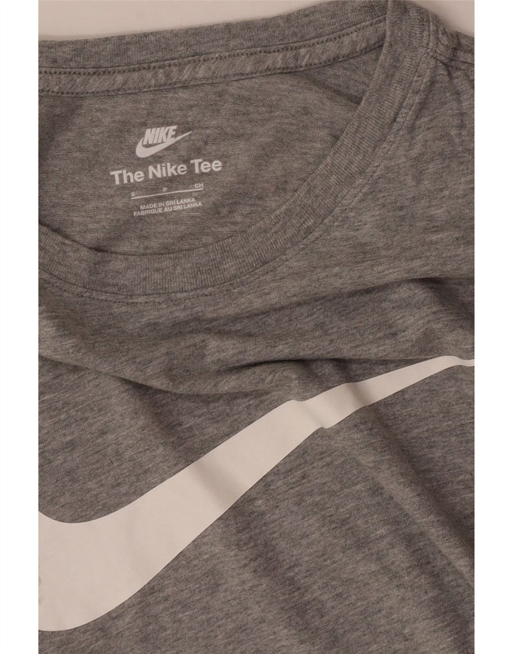 Nike grafisk T-shirt top til mænd, lille grå flækket