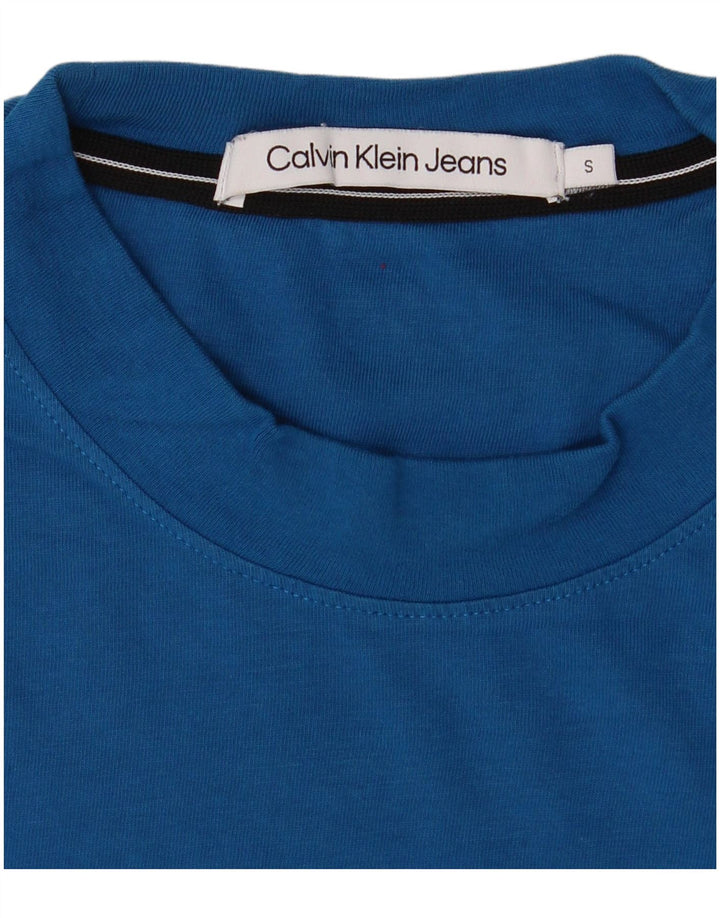 Calvin Klein Jeans Herre grafisk T-shirt Top Lille Blå
