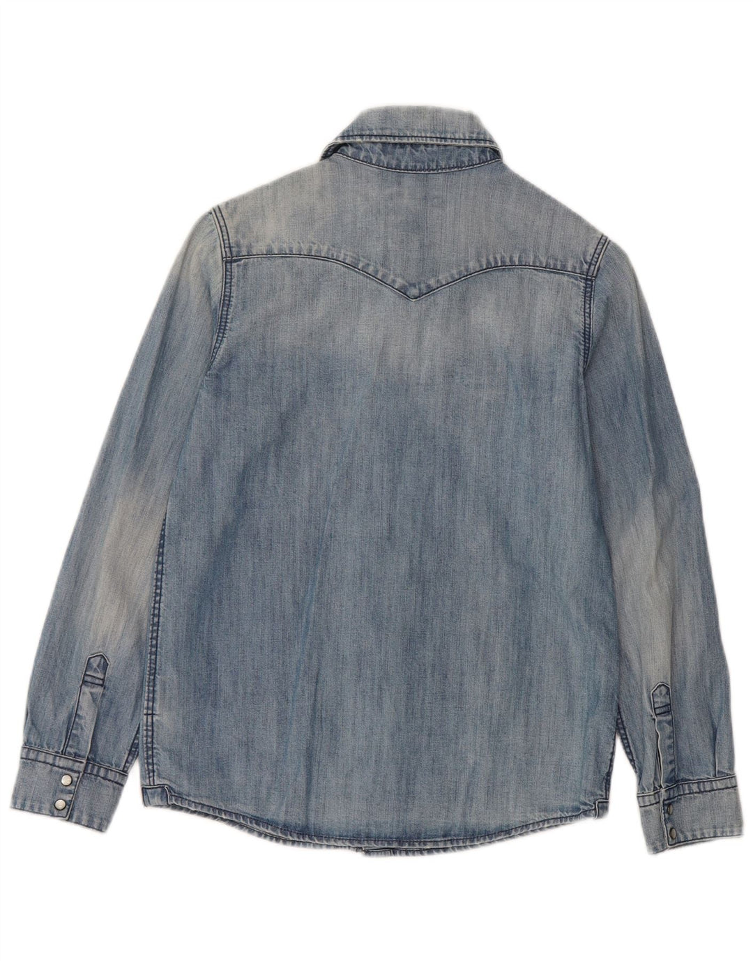 LEVI'S Boys Denim Shirt 11-12 Years Blue Cotton