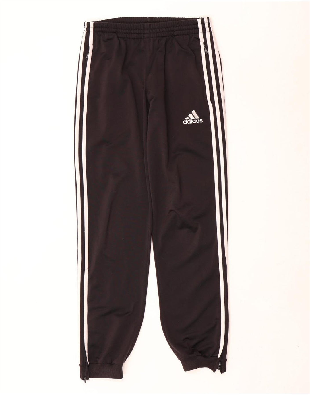 Adidas Drenge Træningsdragt Bukser Joggers 15-16 År Sort Polyester