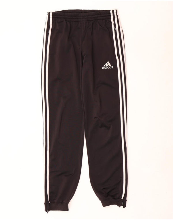 Adidas Drenge Træningsdragt Bukser Joggers 15-16 År Sort Polyester