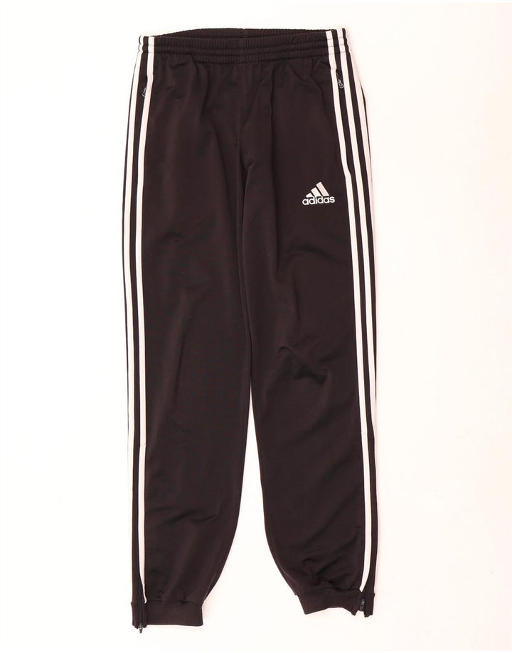 Adidas Drenge Træningsdragt Bukser Joggers 15-16 År Sort Polyester