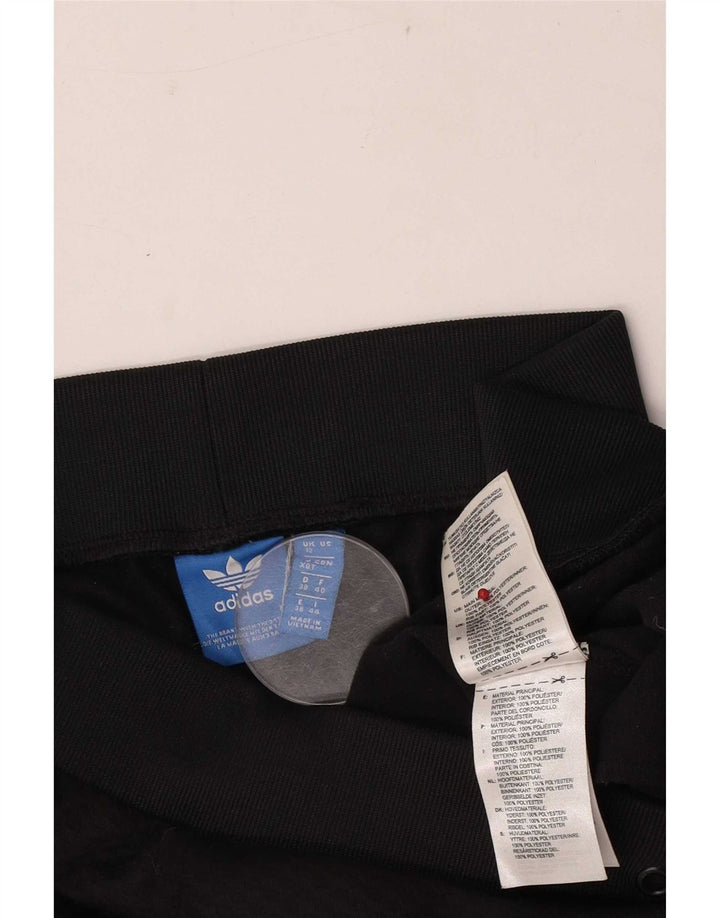 Adidas Graphic Tracksuit Bukser til kvinder UK 12 Medium Black Polyester