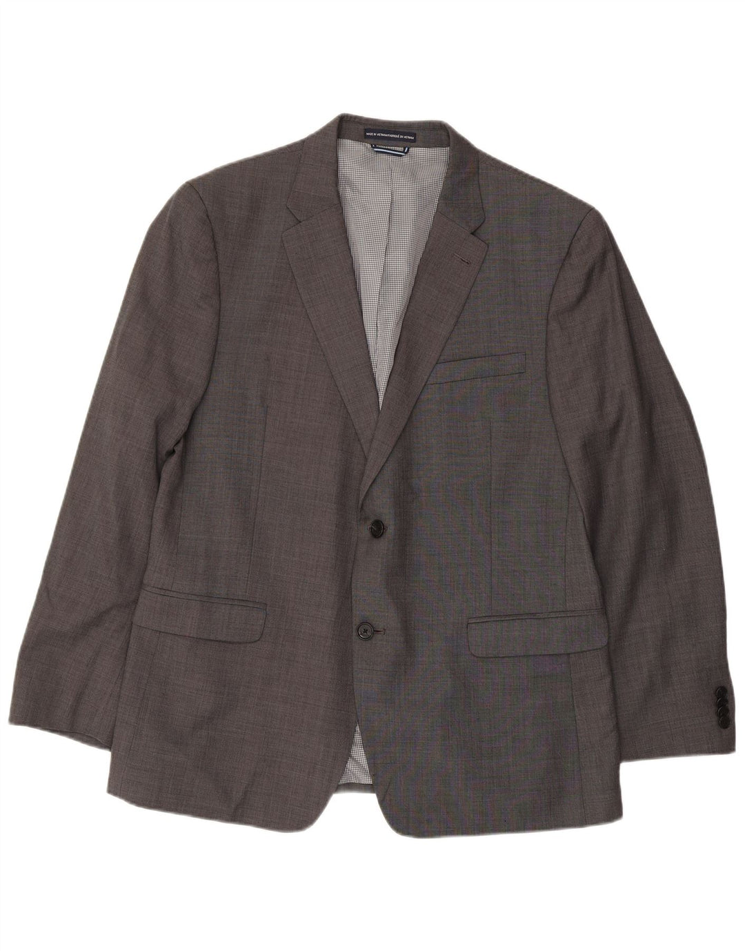 Tommy Hilfiger Herre 2-knaps blazerjakke UK 38 Medium Grey Wool