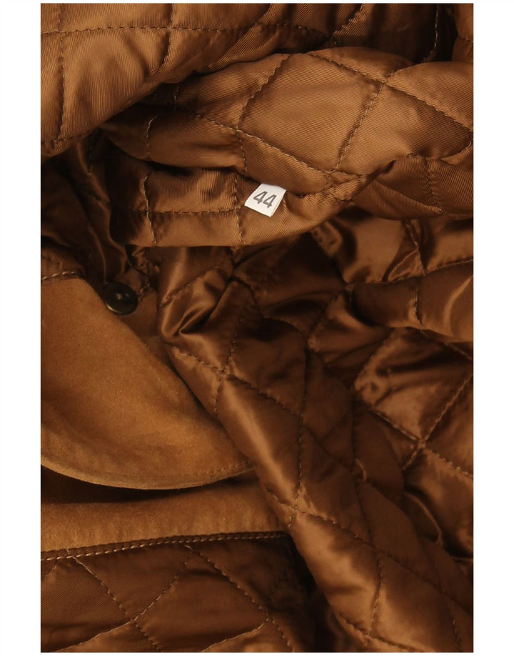 Vintage oversized ruskindsfrakke IT 44 Medium Brown Animal Print