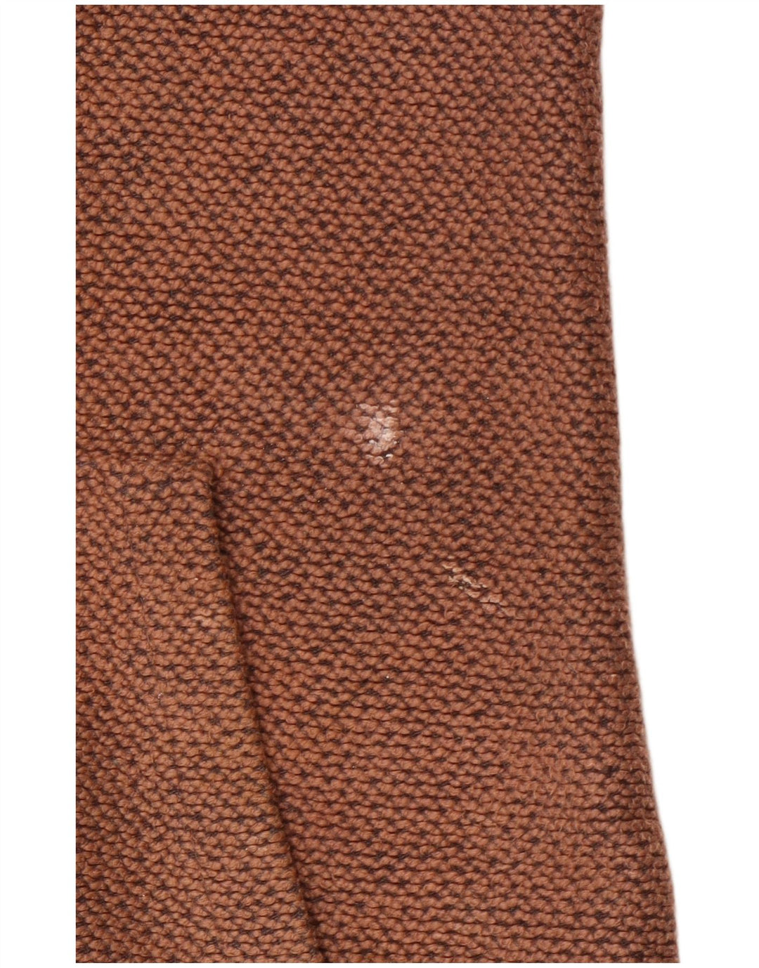 WEIRD FISH Herre hættetrøje med lynlås Stor brun bomuld